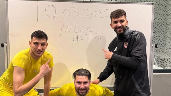 Gaziantep FK kalecilerinden Beşiktaş hatırası